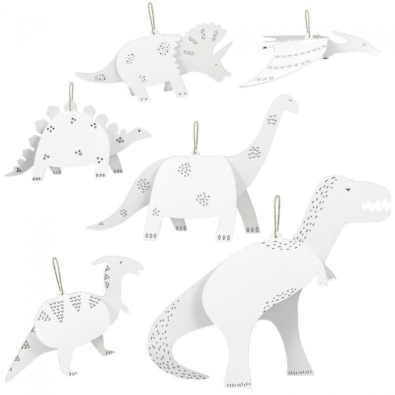 Kit créatif "Mes Dinosaures" à colorier - made in France