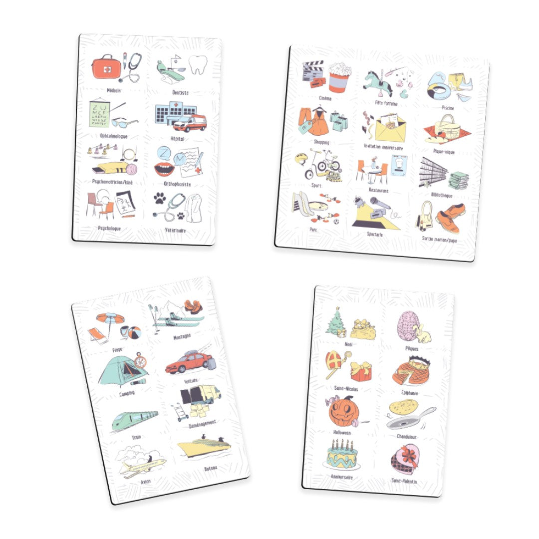 Magnets "Toutes les activités" - Atelier Gigogne
