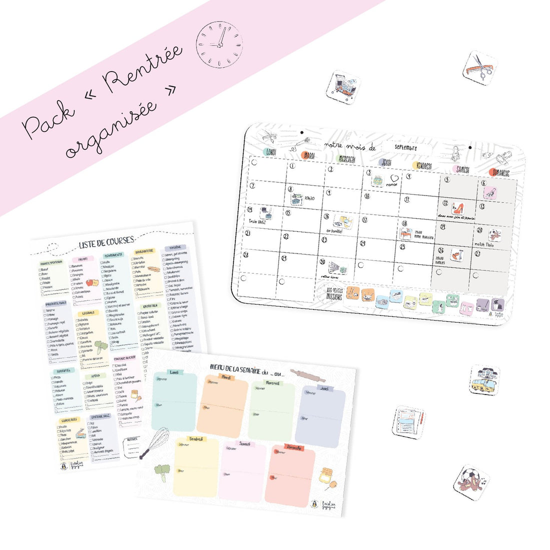 Pack rentrée organisée