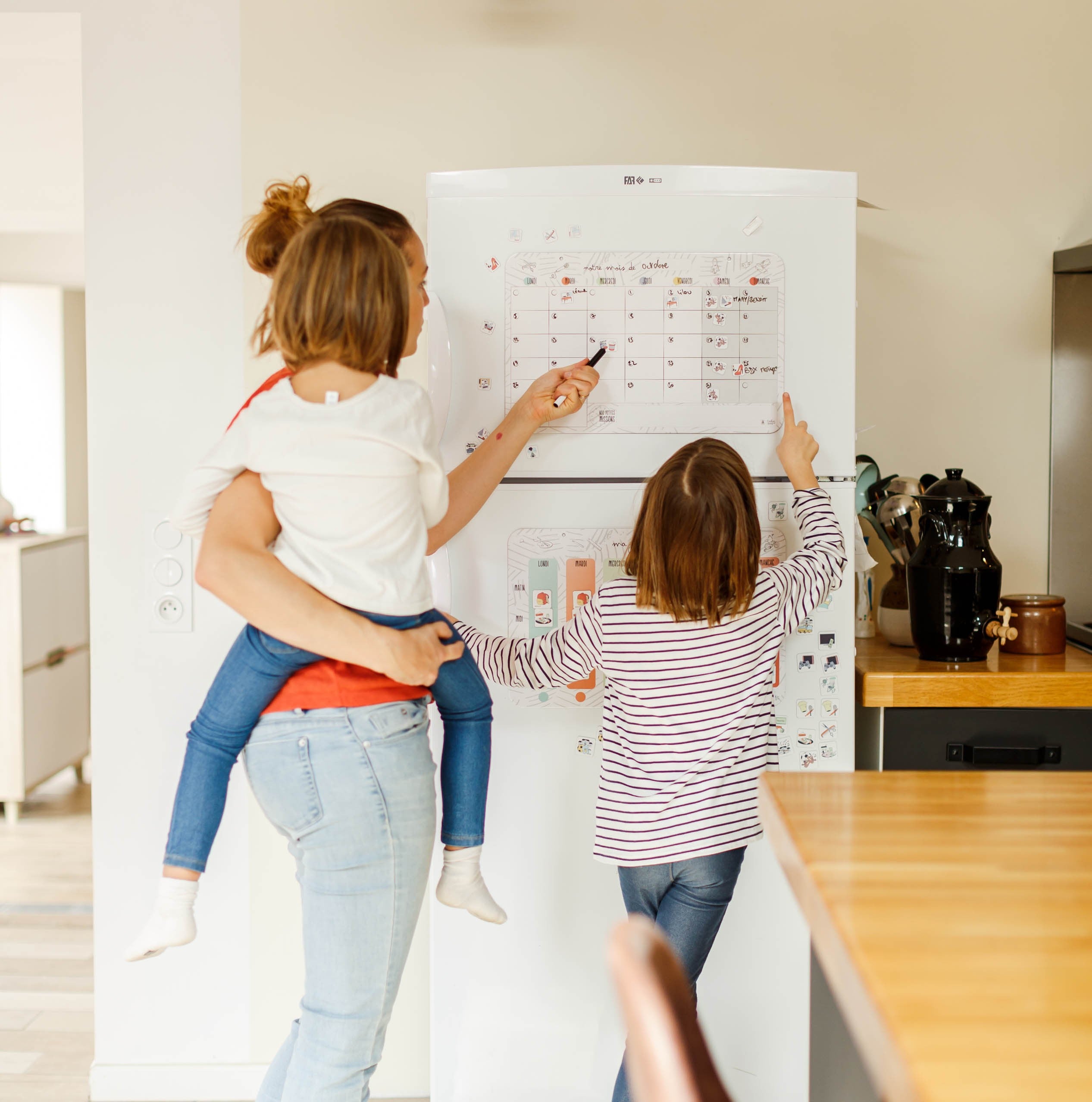 Organisateur familial mensuel