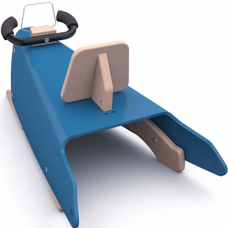 Voiture à bascule Bleu foncé