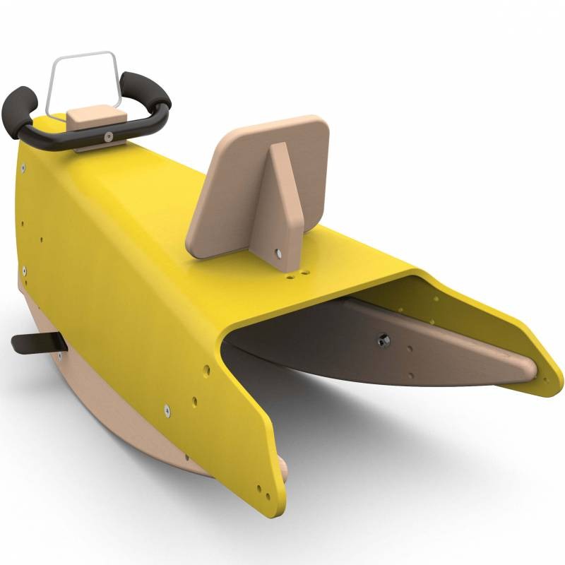 Voiture à bascule Jaune