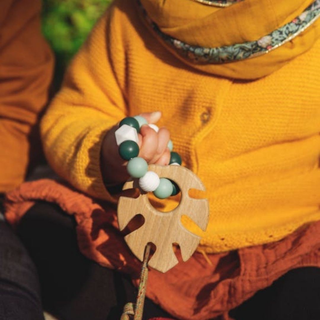 Hochet perles pour bébé - Jeu d’éveil pour bébé - Mawen Materne