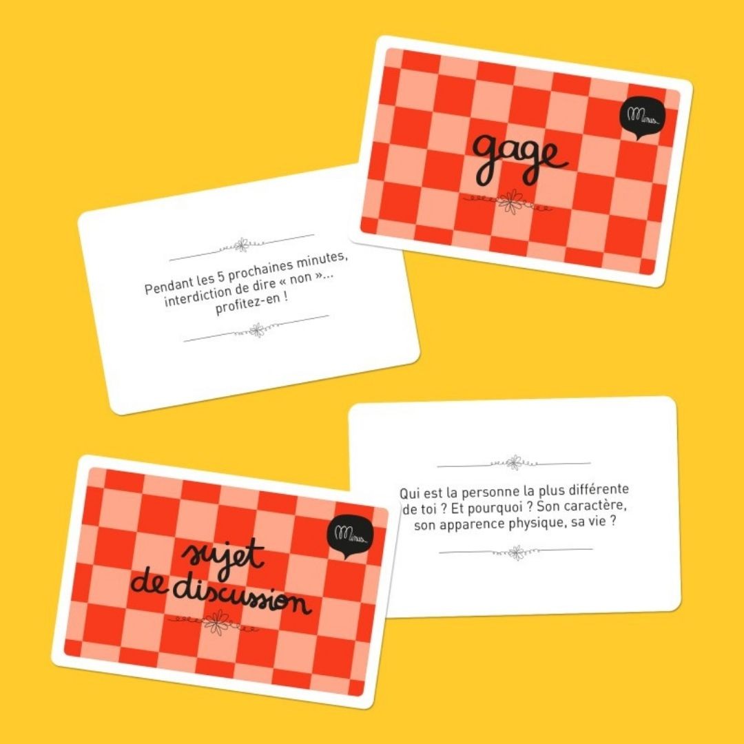 Jeu de cartes à offrir "À table !" - minus éditions