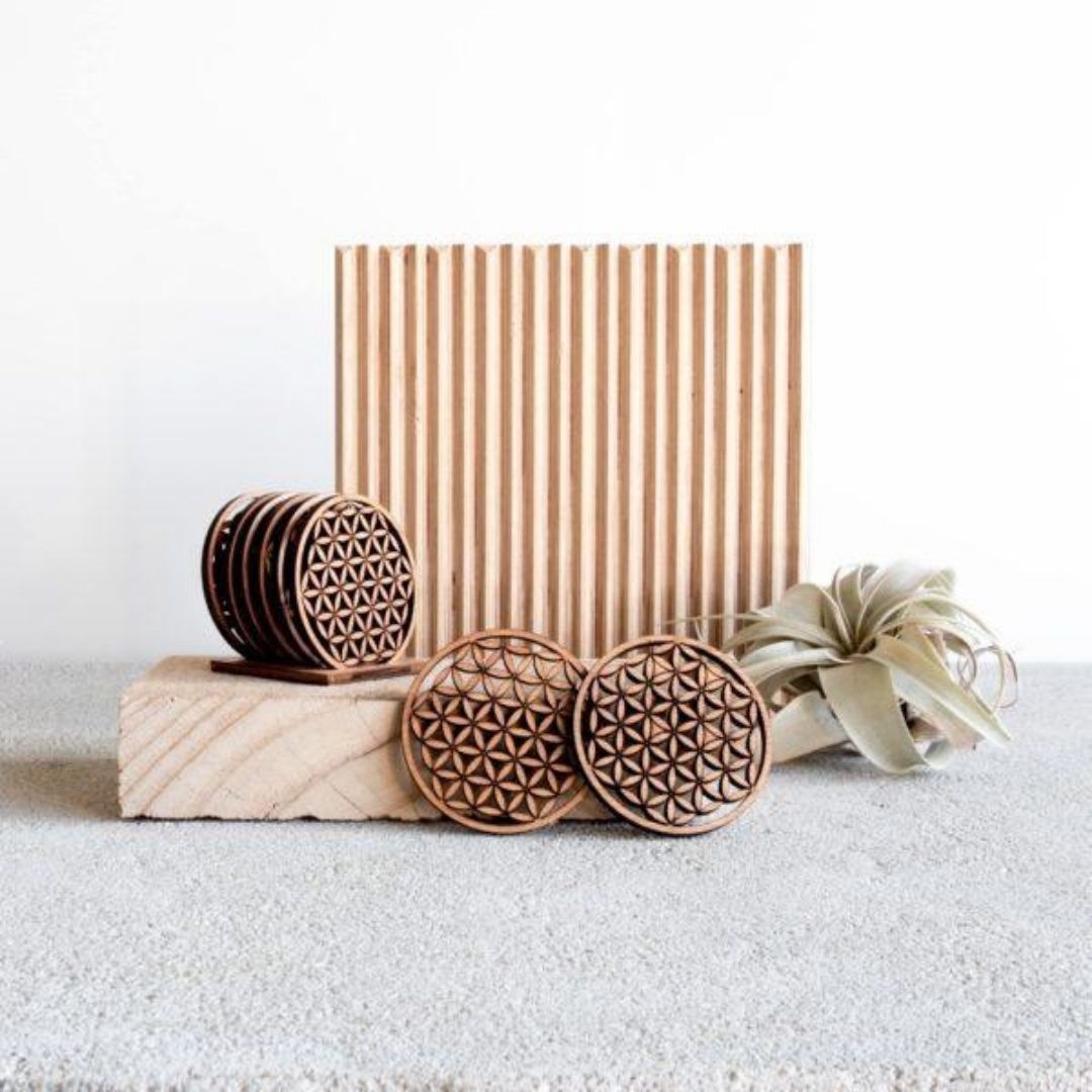 Dessous de verre IKAWI - Minimum design - Eco-responsable et Made in france