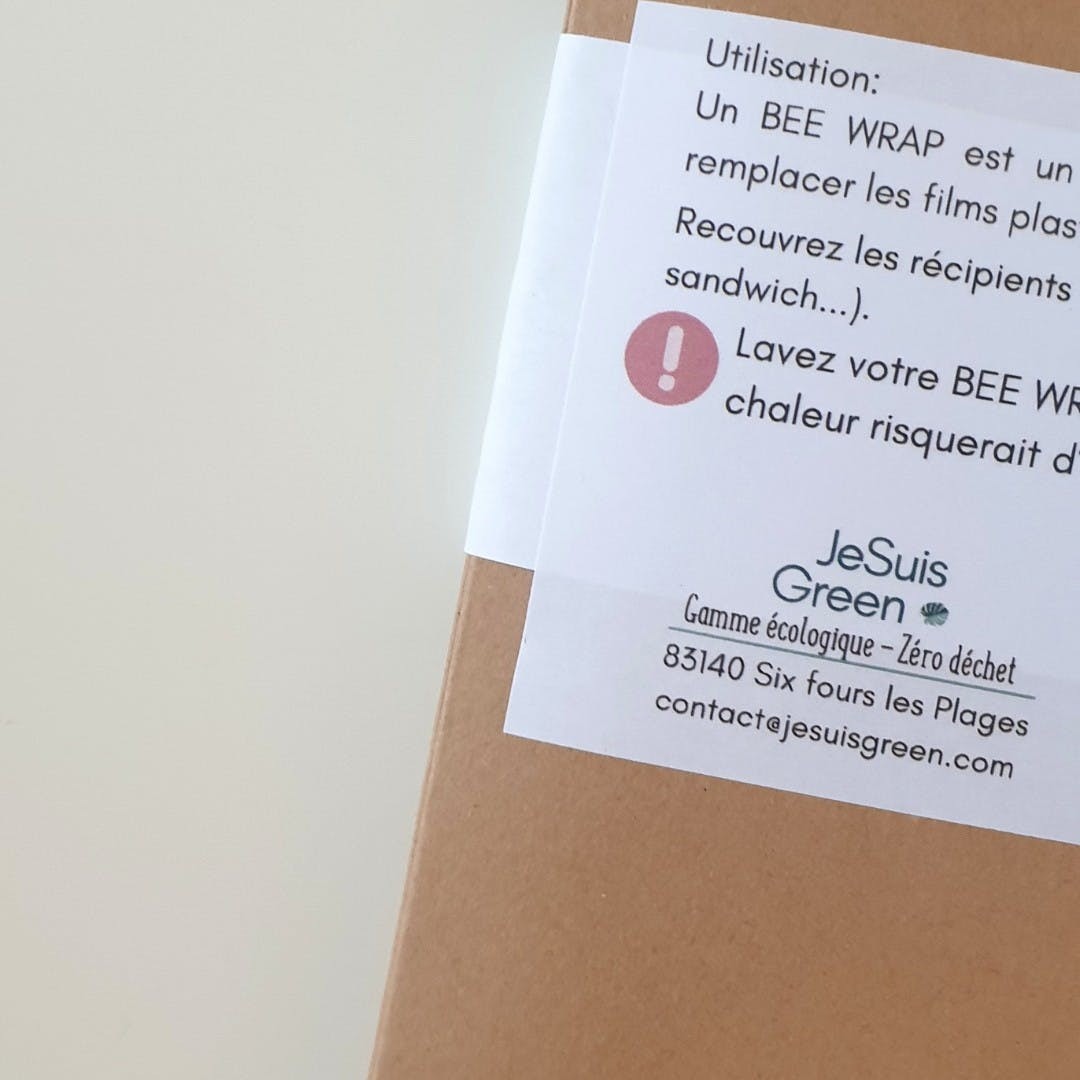 Emballage Bee Wrap rose