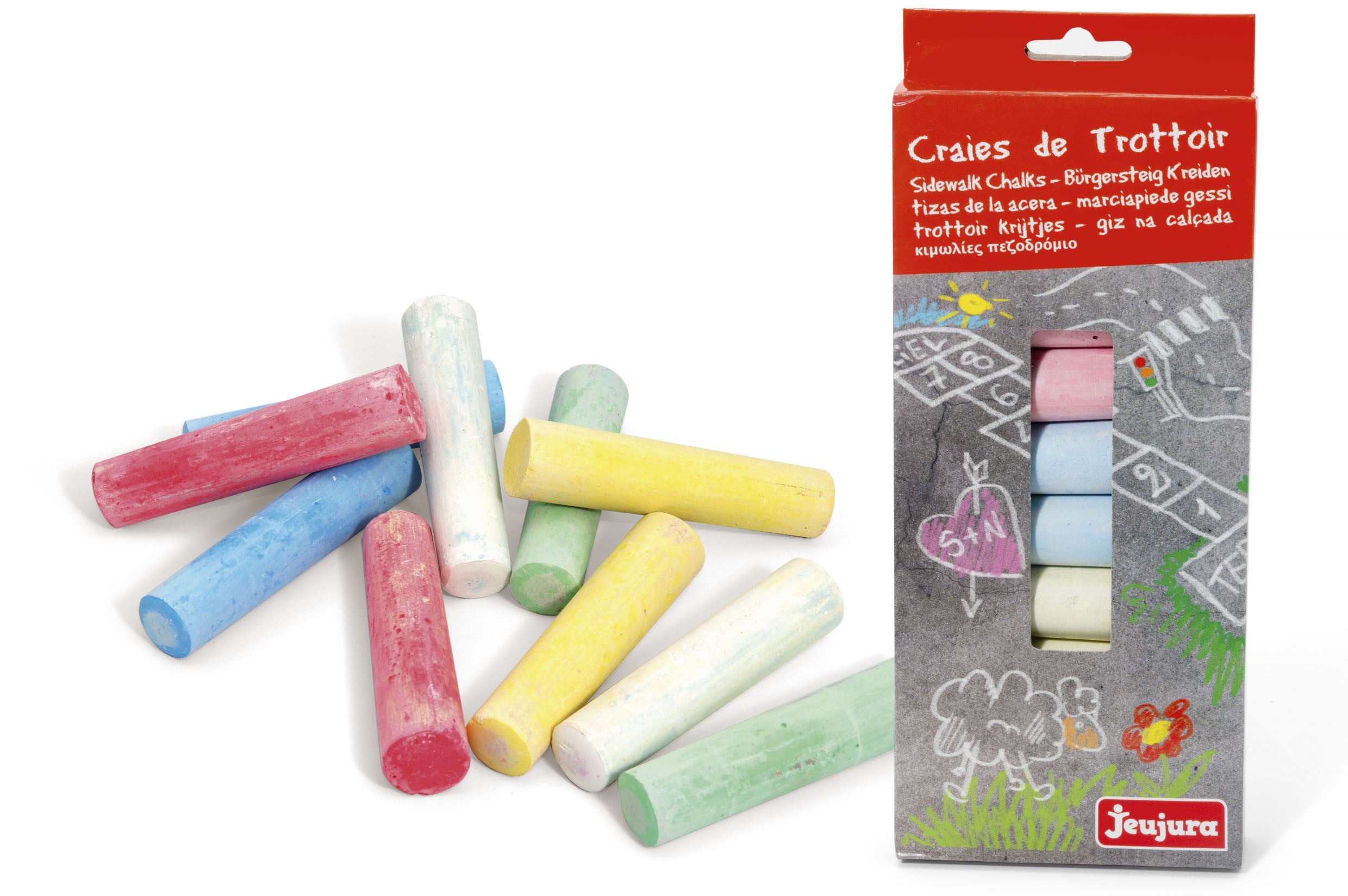 Craie trottoir made in france - Jeujura