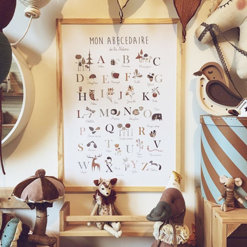 Abécédaire de la Nature - Affiche décorative Lutin petit pois