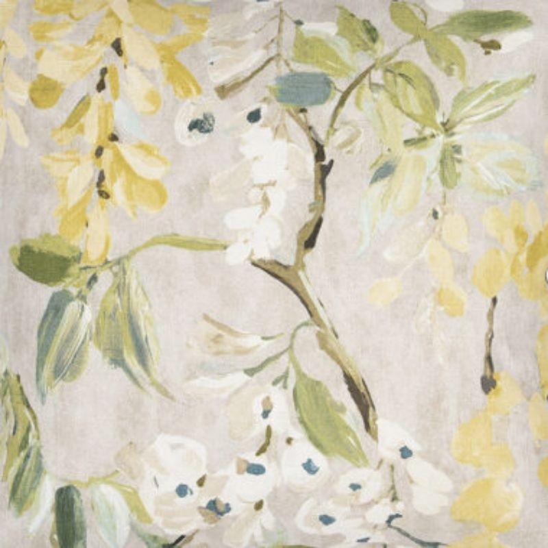 Coussin rectangulaire BIFACE SAUVELADE ECRU / FLEURS