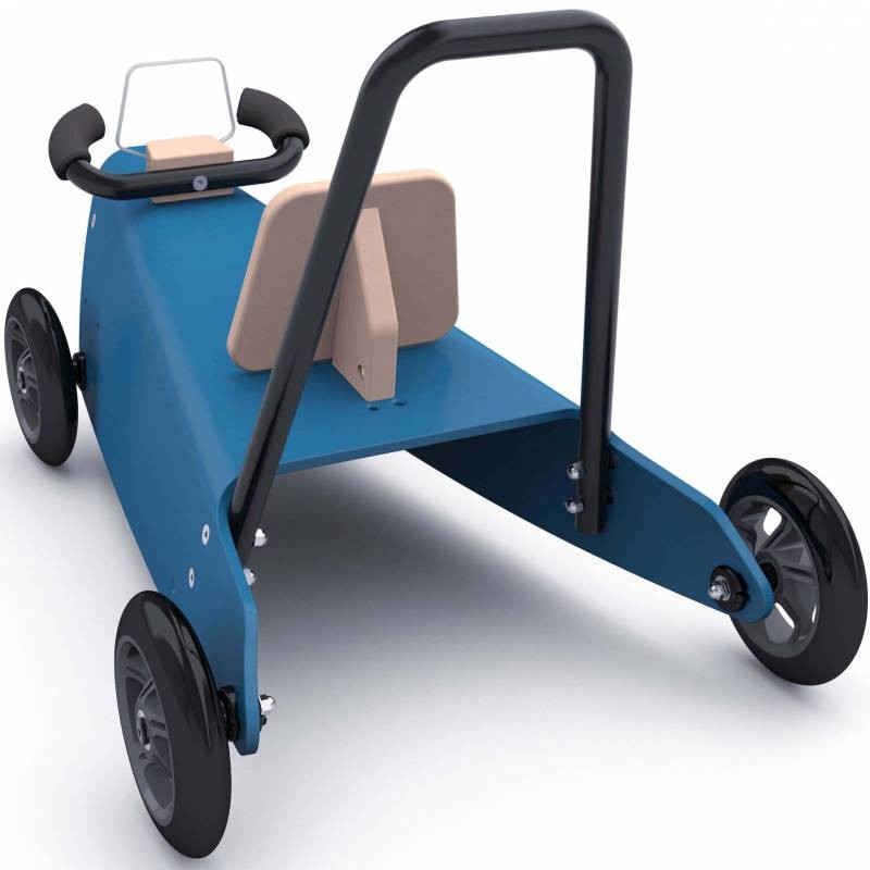 Porteur voiture - 2 jouets en 1 BLEU FONCE