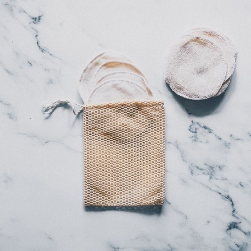 Lot de 10 lingettes démaquillantes - salle de bain zéro déchet - Maison durable