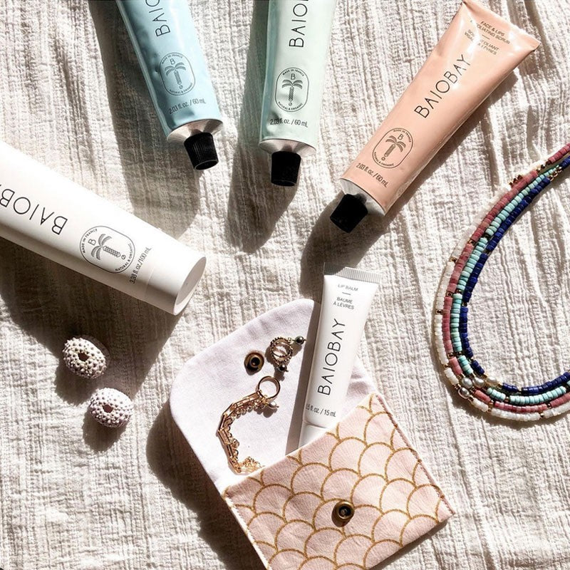 Toute la collection de cosmétique bio Baiobay