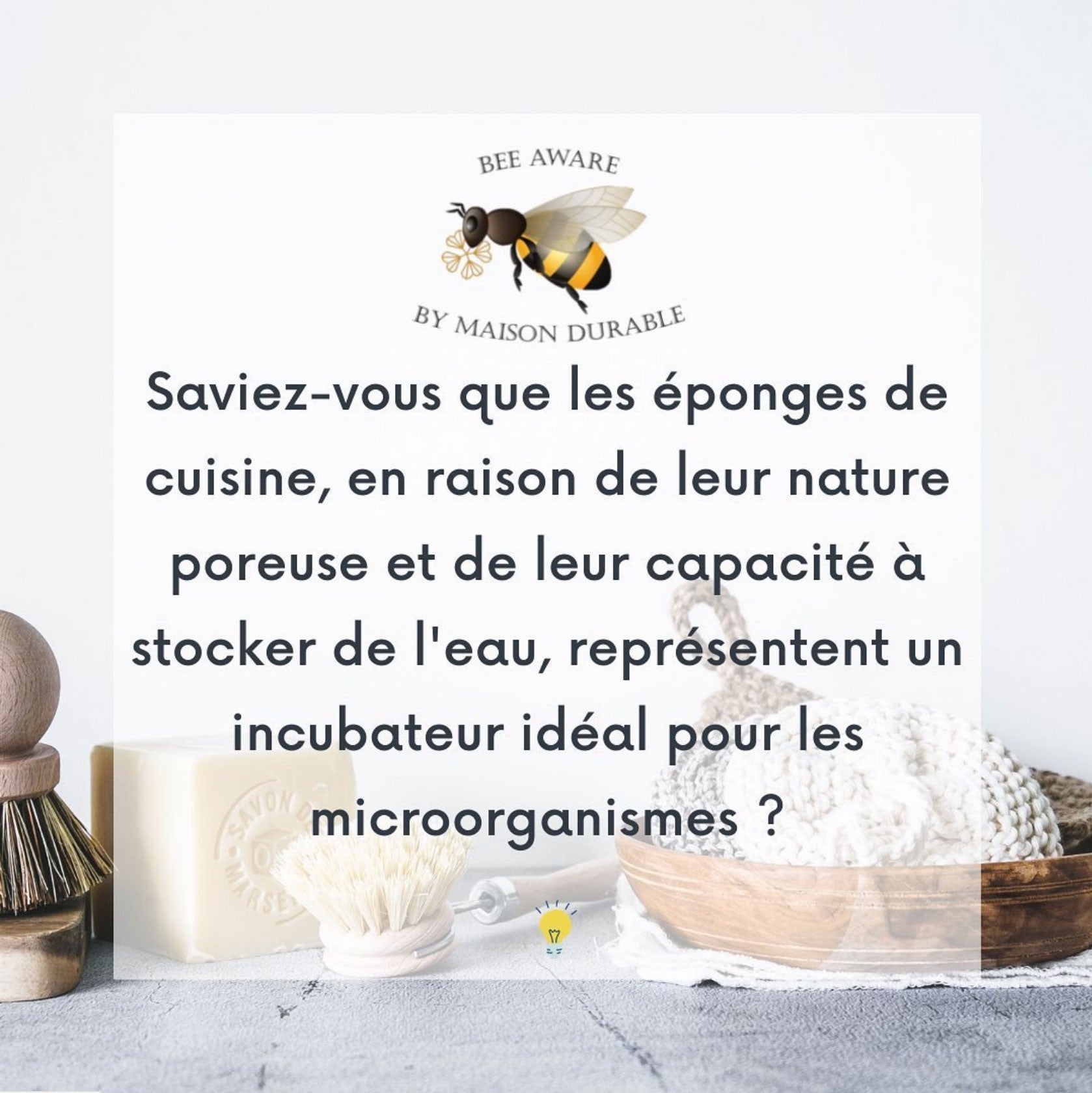 Éponge tawashi en chanvre naturel Julie - petits conseils pour une Maison durable