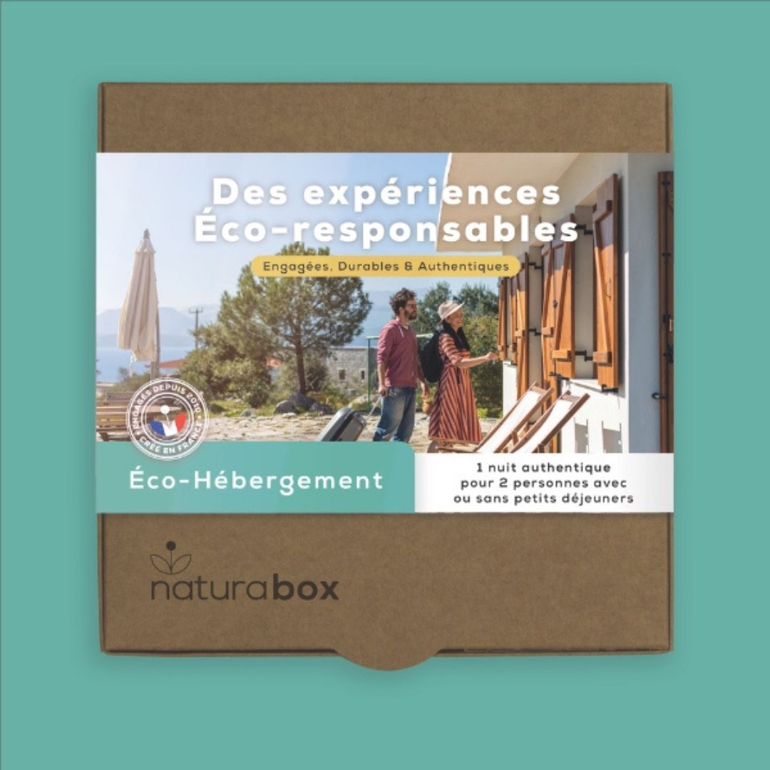 Coffret Éco-Hébergement - Offrir un weekend eco-responsable Naturabox