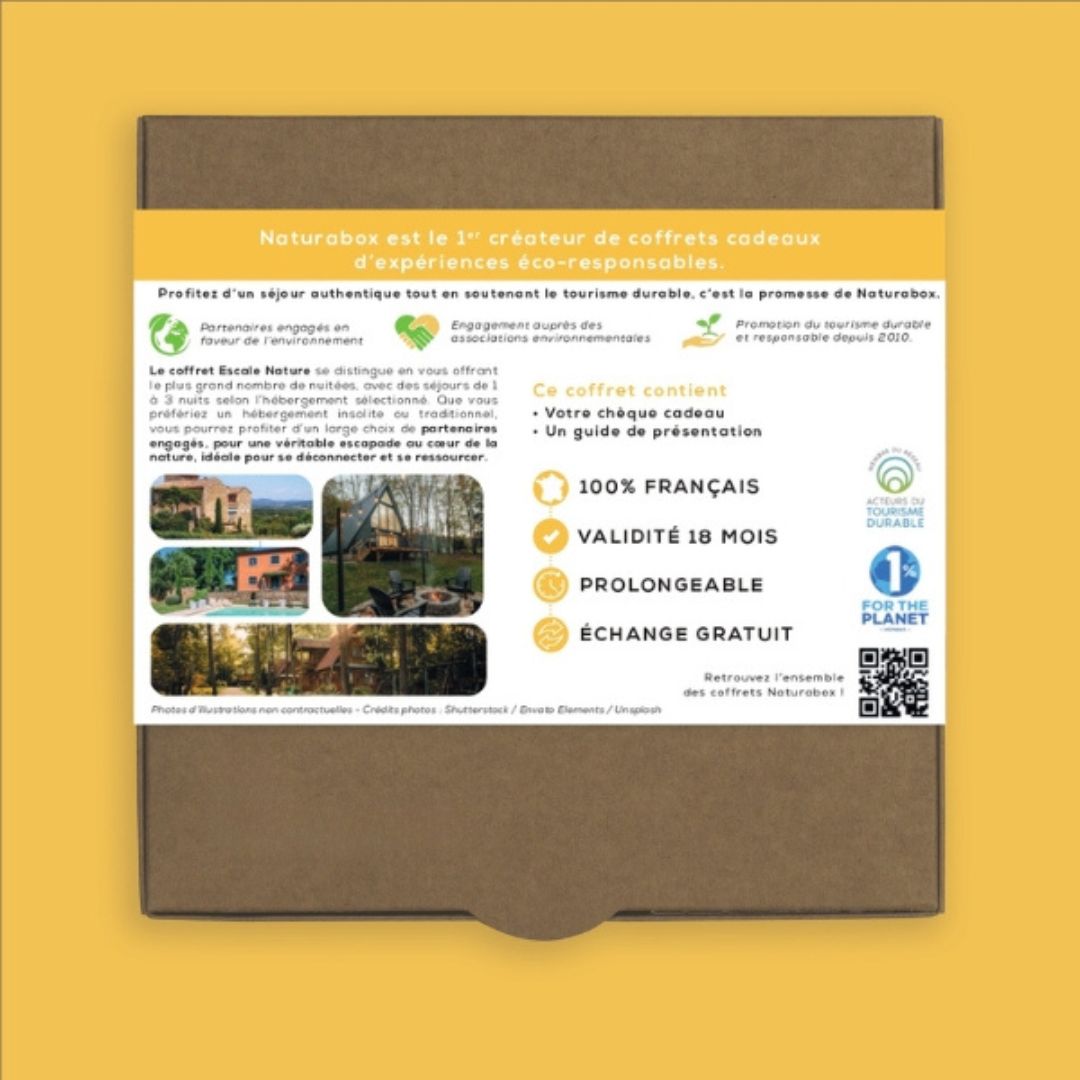 Coffret Escale Nature - Weekend eco-responsable Naturabox