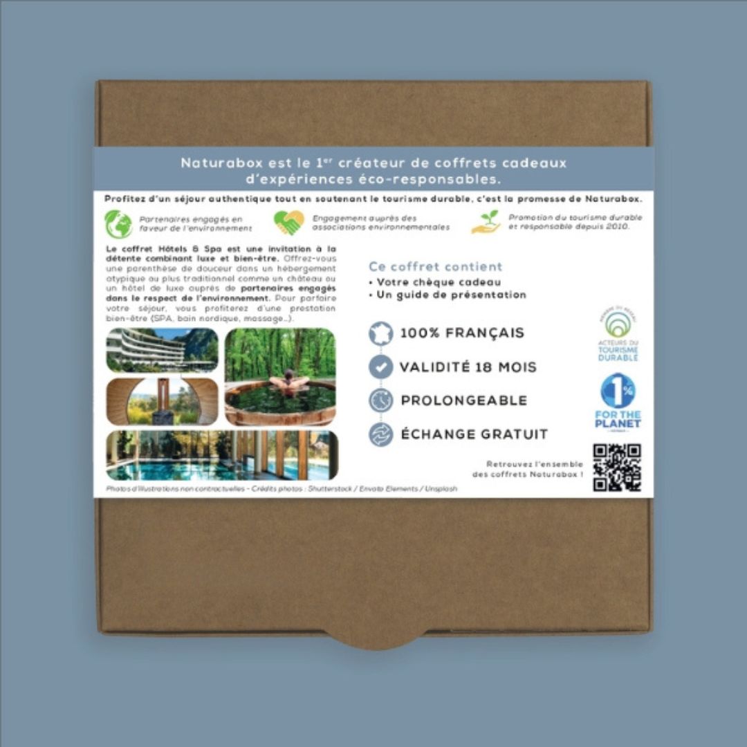 Coffret Hôtels & Spa - Weekend inoubliable en amoureux Naturabox