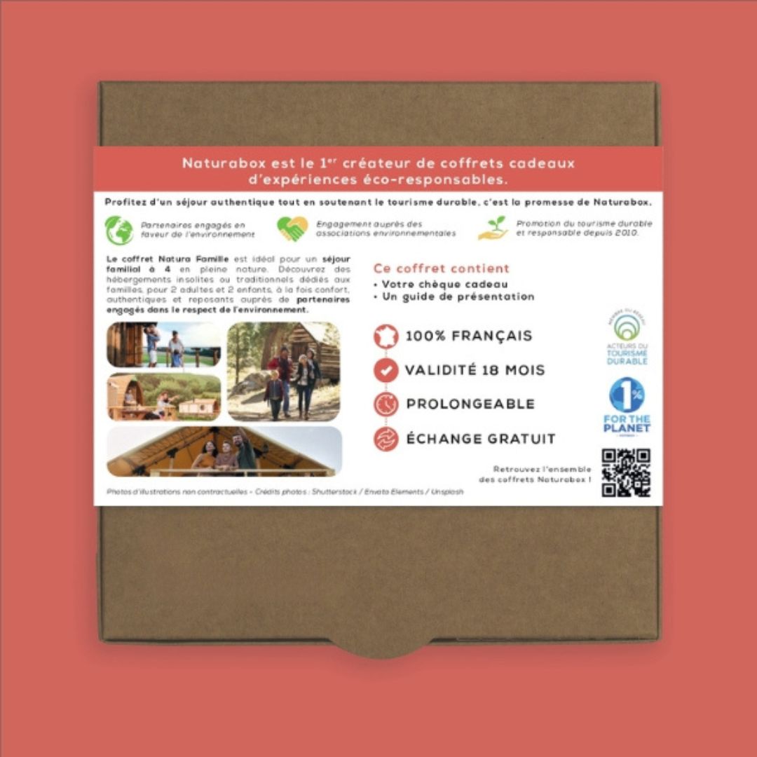 Coffret Natura Famille - Weekend en famille inoubliable Naturabox