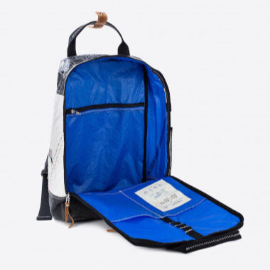 Sac à dos Wally 3Dl blanc et gris
