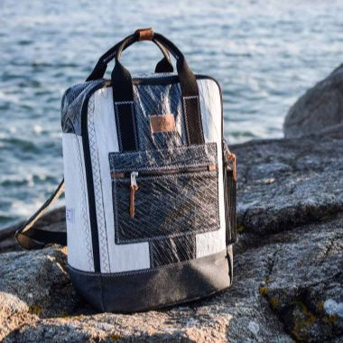 Sac à dos Wally 3Dl blanc et gris