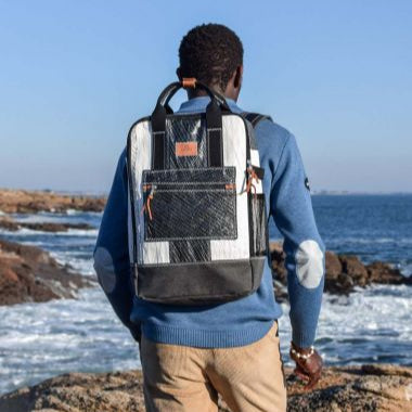 Sac à dos Wally 3Dl blanc et gris