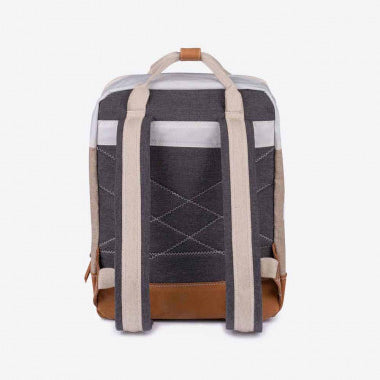 Sac à dos Willy Lin et cuir camel