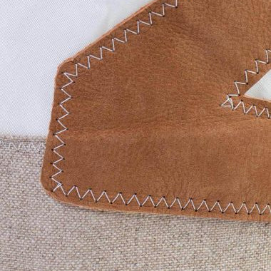Sac Matelot Jack Lin et cuir ambre