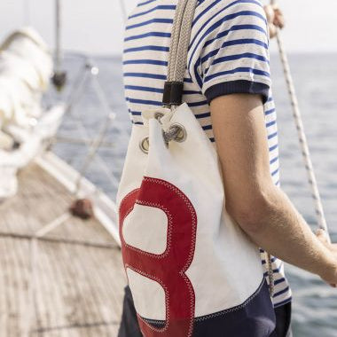 Sac Matelot Jack Navy rouge