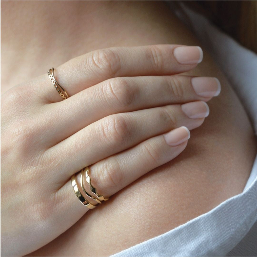 Bague en or haute couture - Nemmès Paris