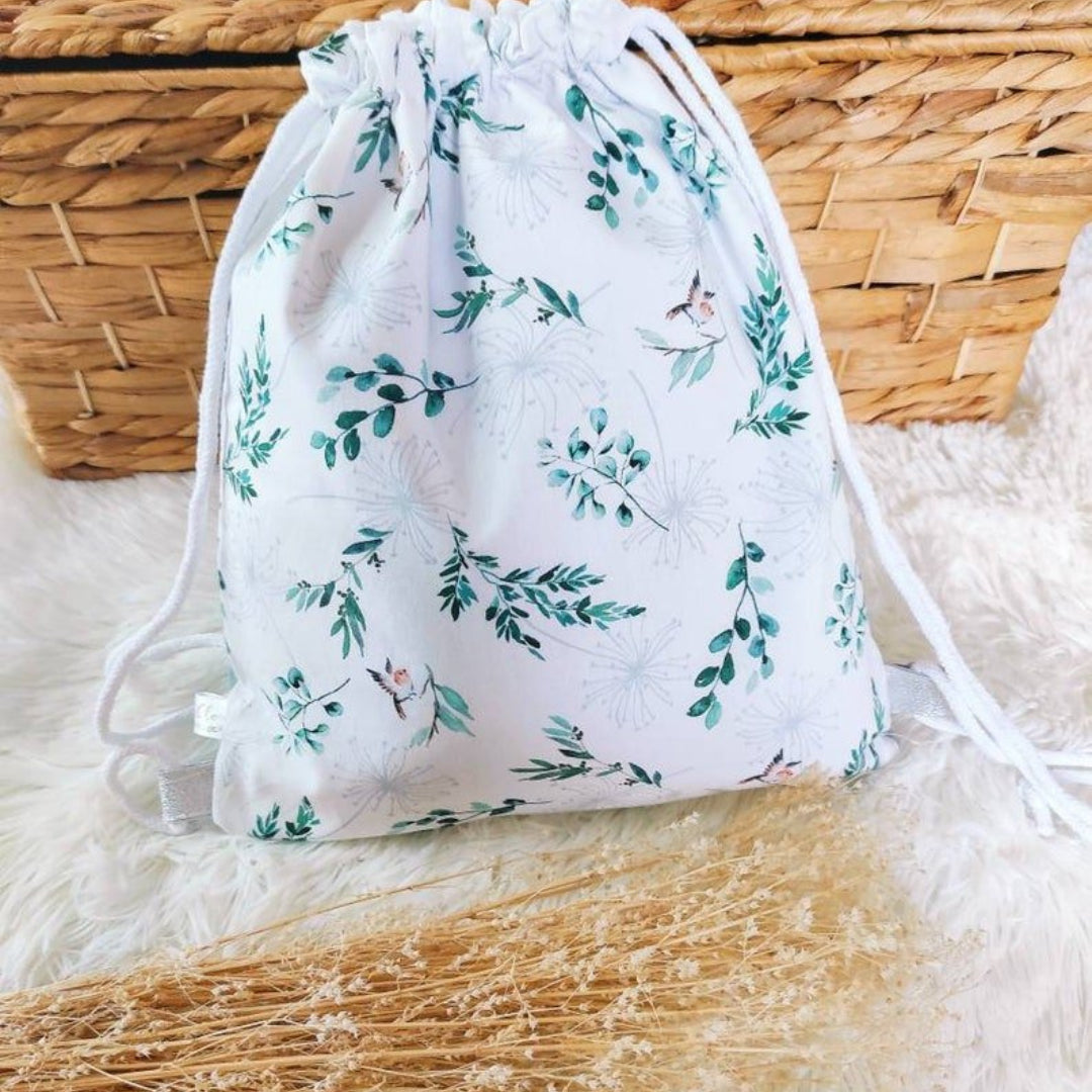 Sac pour enfant collection Eucalyptus - vue dos - marque française Mar &amp; Clo