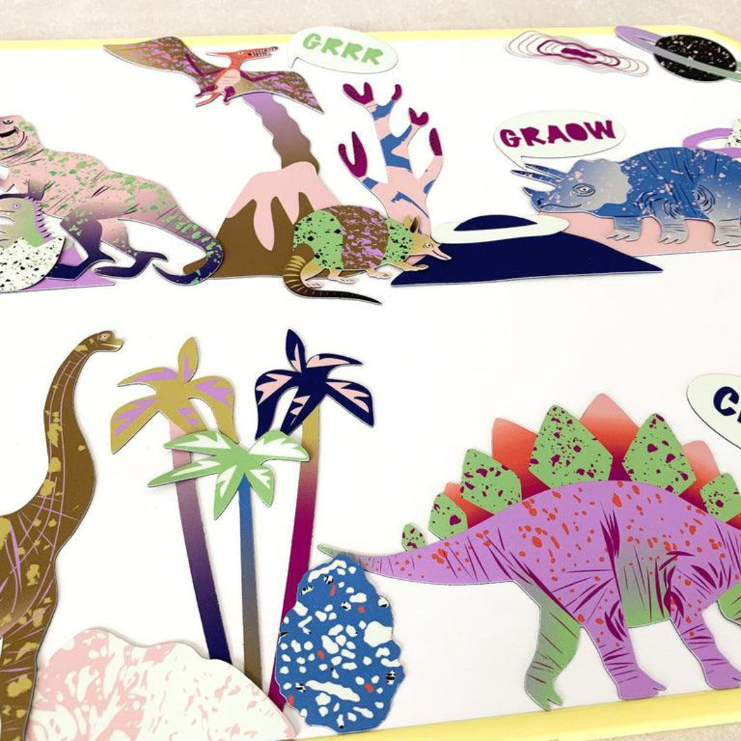 Magnets Dinosaures et plantes pour les enfants - Ma cabane à reves