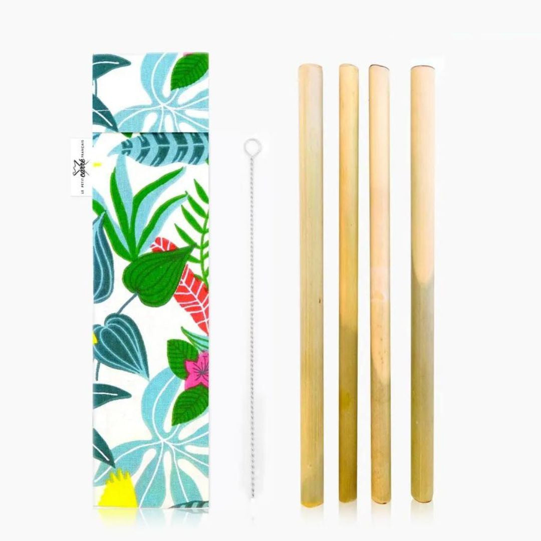 Pailles en bambou fait main - Maison green et responsable - Le petit carré français