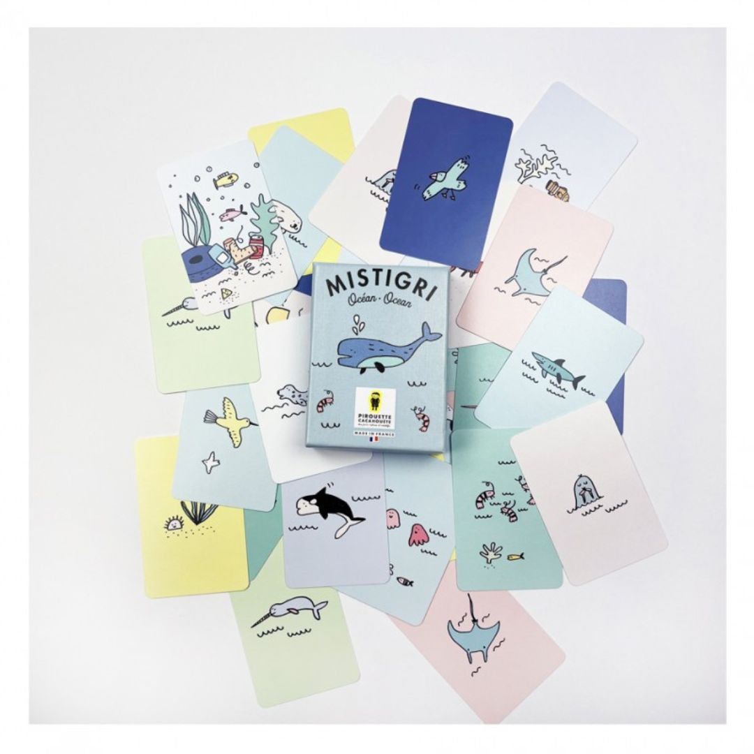 Petit jeu de cartes dès 2 ans - Mistigri et les 7 familles - Pirouette cacahouete