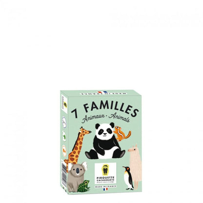 Jeu de cartes 7 familles - Jeu de société dès 2 ans - Pirouette cacahouete