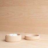 Porte savon design naturel en bois recyclé et bio plastique - Minimum design