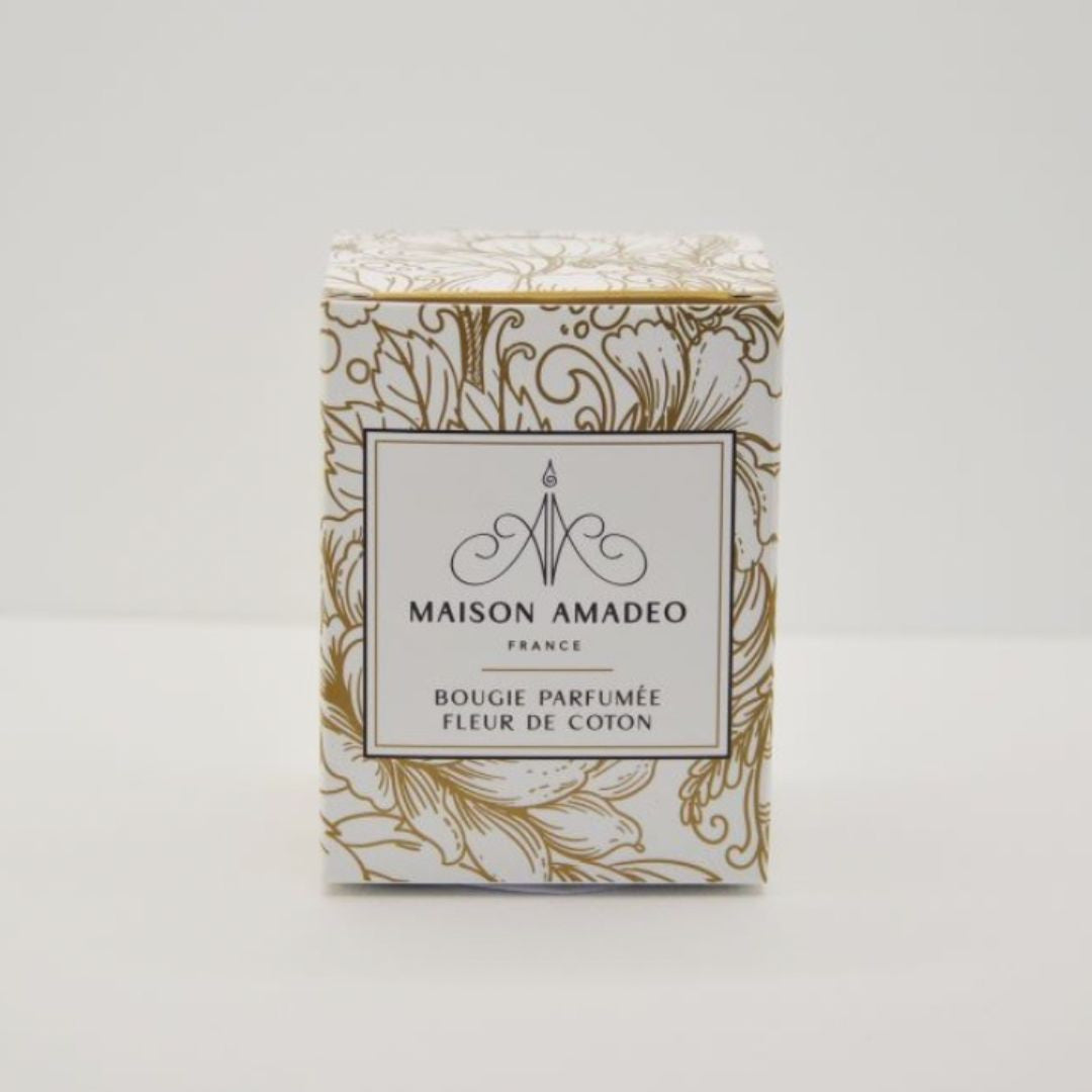 Bougie Parfumée - Fleur de Coton - Maison Amadeo