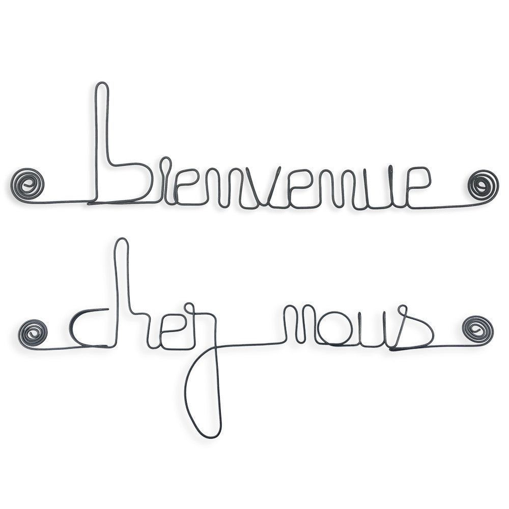 Bijoux de mur "Bienvenue chez nous"