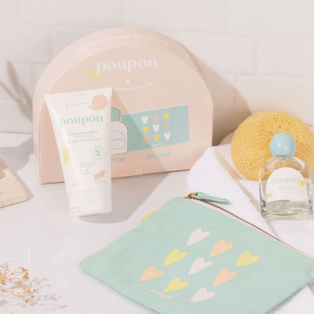 Coffret soin bébé - cosmétique bio pour bébé Poupon