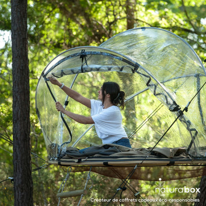 Coffret Éco Insolite - Chambre Bulle en plein air Naturabox