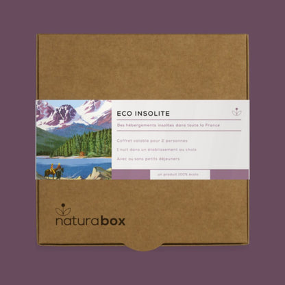 Coffret Eco Insolite NATURABOX - Tourisme vert et écologique