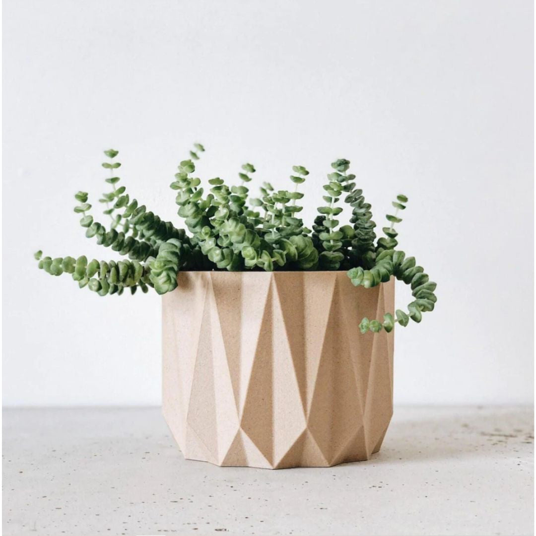 Cache pot ORIGAMI en bois bio-sourcé Minimum Design