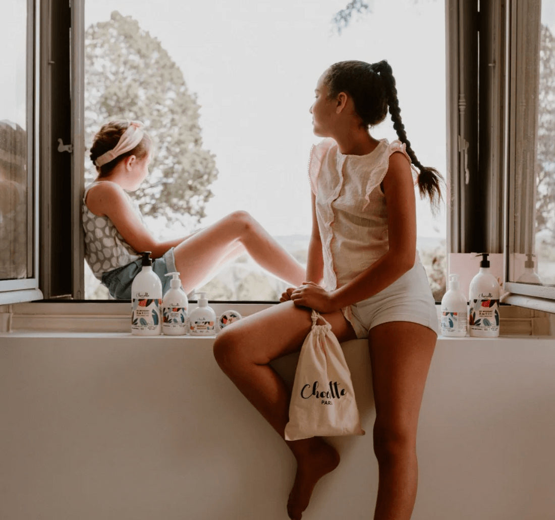 Duo famille avec un lait de corp et d&