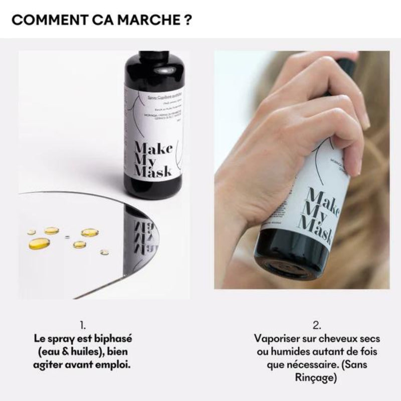 Spray capillaire quotidien - MakeMyMask - Made In France