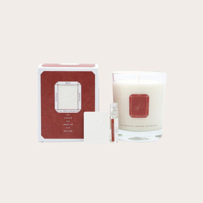 Bougie Parfumée "Au coeur du marché aux épices" - La Promenade - Made In France