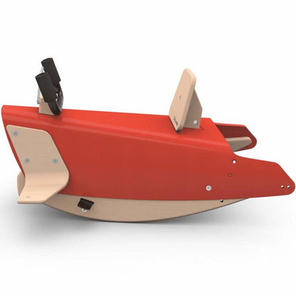 Bascule + porteur Avion 4 en 1 rouge