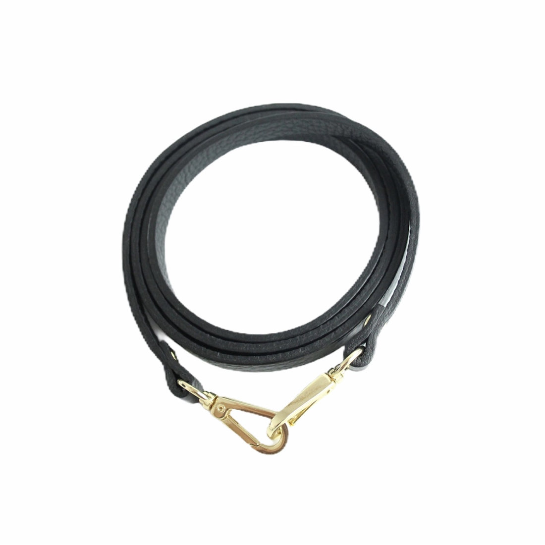 Bandoulière Cuir noir lisse sac à main et pochette