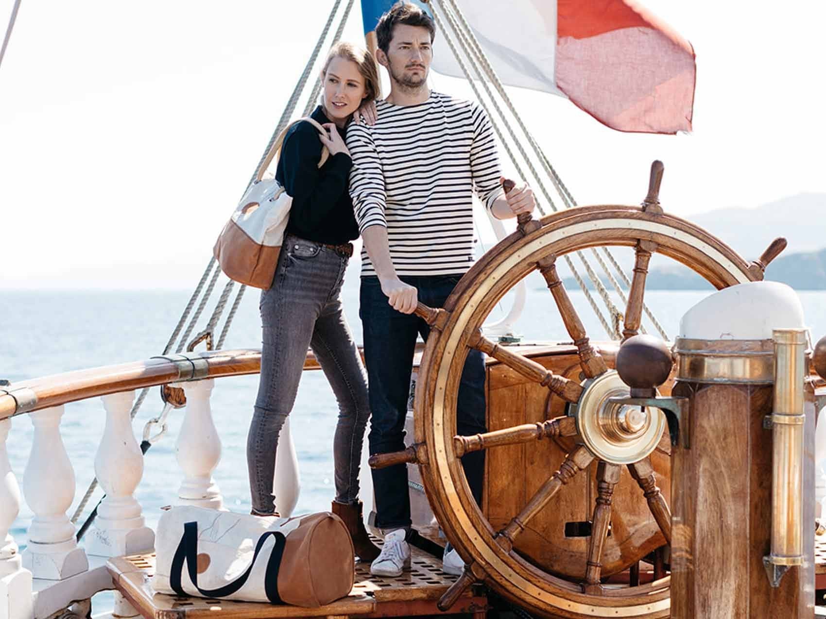 Sac à main made in France Charlie Belem - 727 Sailbags