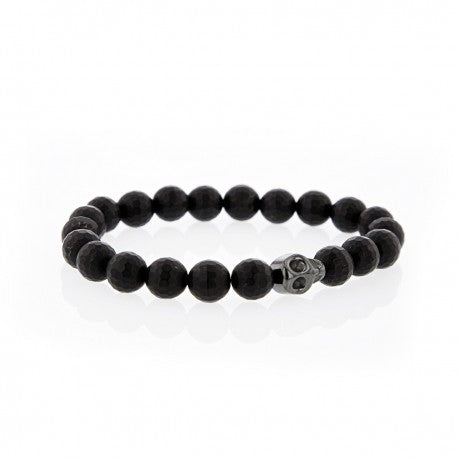 Bracelet Lucky homme onyx et hématite