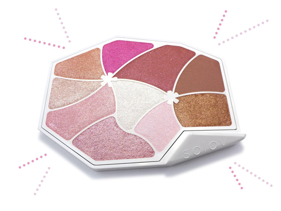 Palette de maquillage couleur Quartz rose naturelle