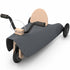 Porteur moto noir