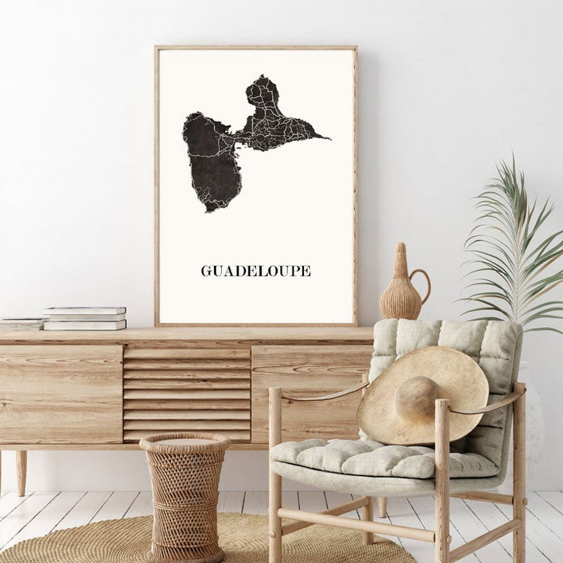 Carte Design de Gouadeloupe
